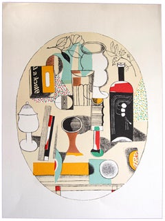 Still Life - Original Offset by Franco Gentilini  - 1970s