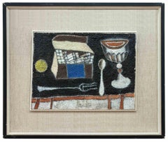 « The Box of Plasters » (La boîte de plâtre) - Huile sur toile de Franco Gentilini - 1958