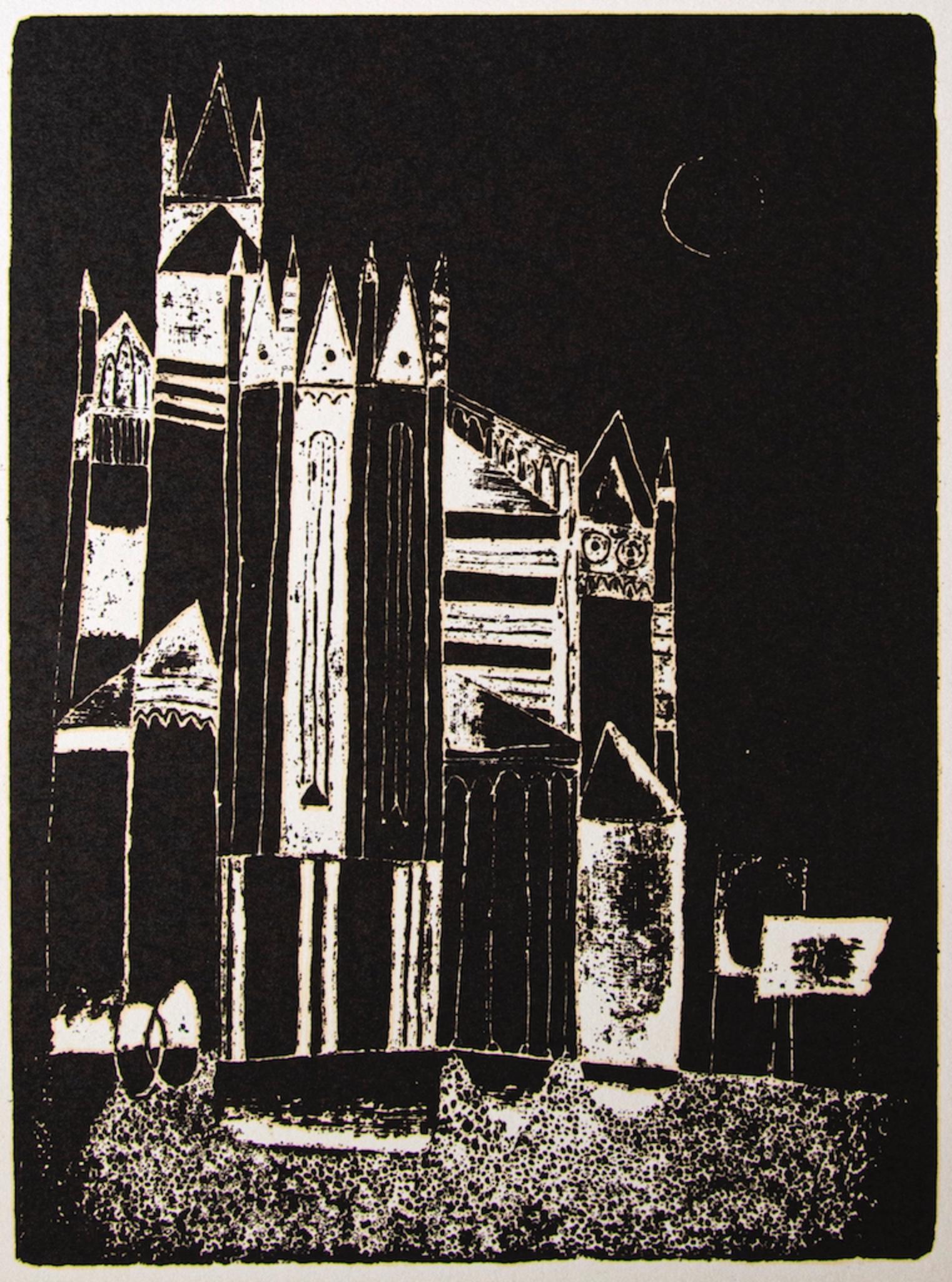 The Cathedral - Offset by Franco Gentilini - 1970s