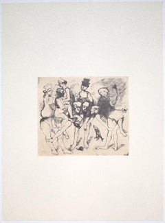 La Compagnia - Stampa offset d'epoca di Franco Gentilini - XX secolo