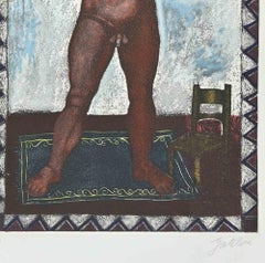 La Fuerza - Aguafuerte y aguatinta de Franco Gentilini - Años 70