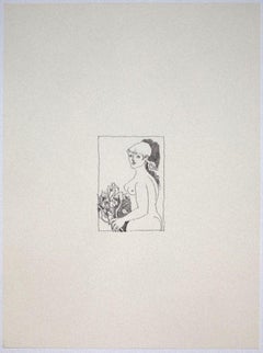 The Girl - Vintage Offset Print by Franco Gentilini - 20th Century