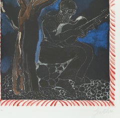 El Ermitaño - Aguafuerte y Aguatinta de Franco Gentilini - Años 70