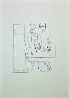 Der Mann mit der Frau – Offsetdruck b Franco Gentilini – 1970