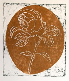 The Rose - Original Offset by Franco Gentilini  - 1970s