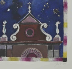 The Stars - Etching and Aquatint by Franco Gentilini - 1970s