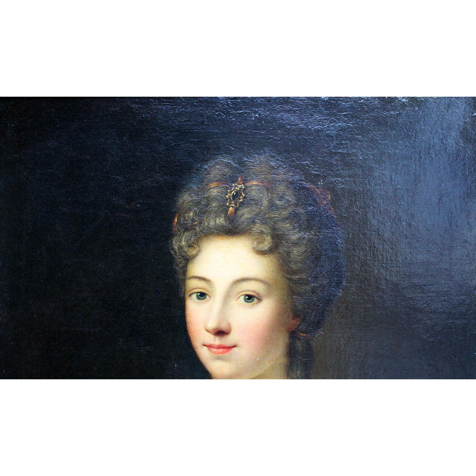 Louis XV Franco-German 19th Century Oil on Canvas 