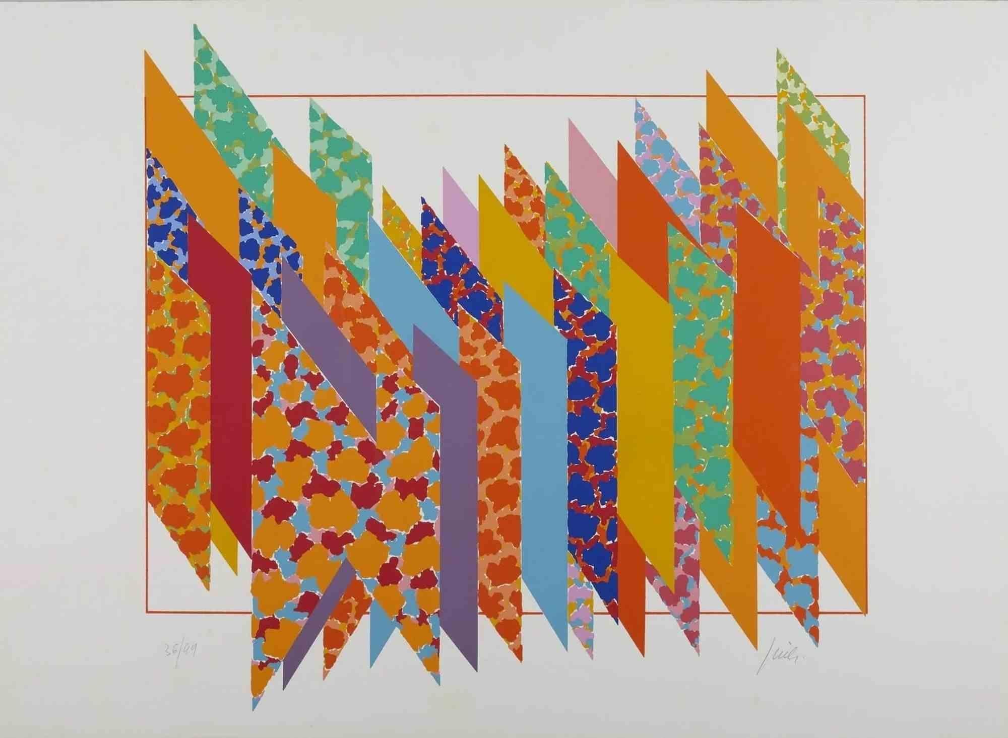 Untitled is an artwork realized by Franco Giuli, in 1970s. 

Screen print, 70 x 50 cm.

Edition, 36/99.

Hand signed lower right margin.

Good conditions