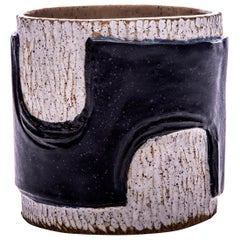 "Franco" Glazed Ceramic Vessel, Moderno Collection