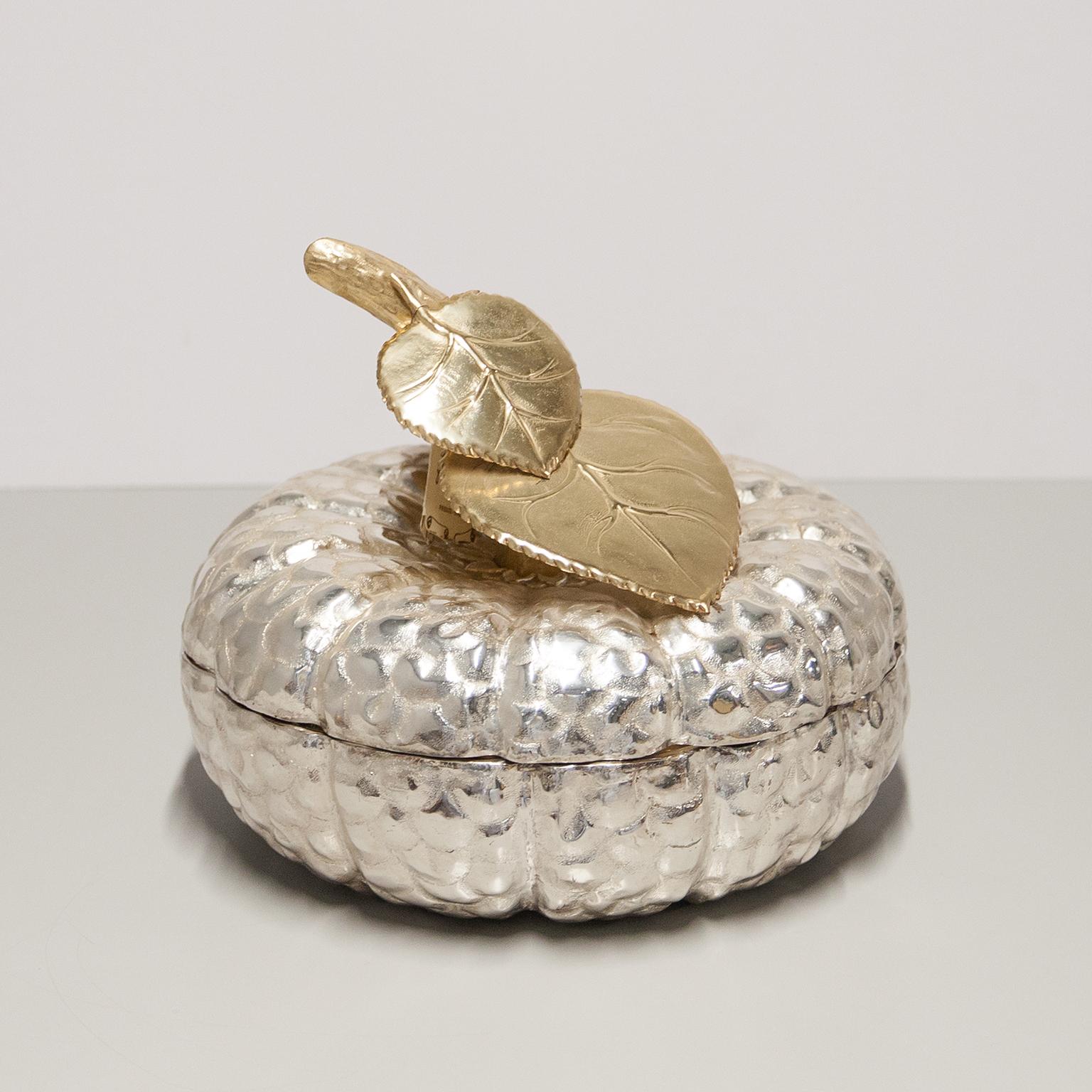 Hollywood Regency Franco Lapini - Superbe bol à escarpins caviar en vente