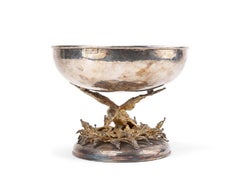 Franco Lapini Silver and Gold-Plated Centrepiece Bowl