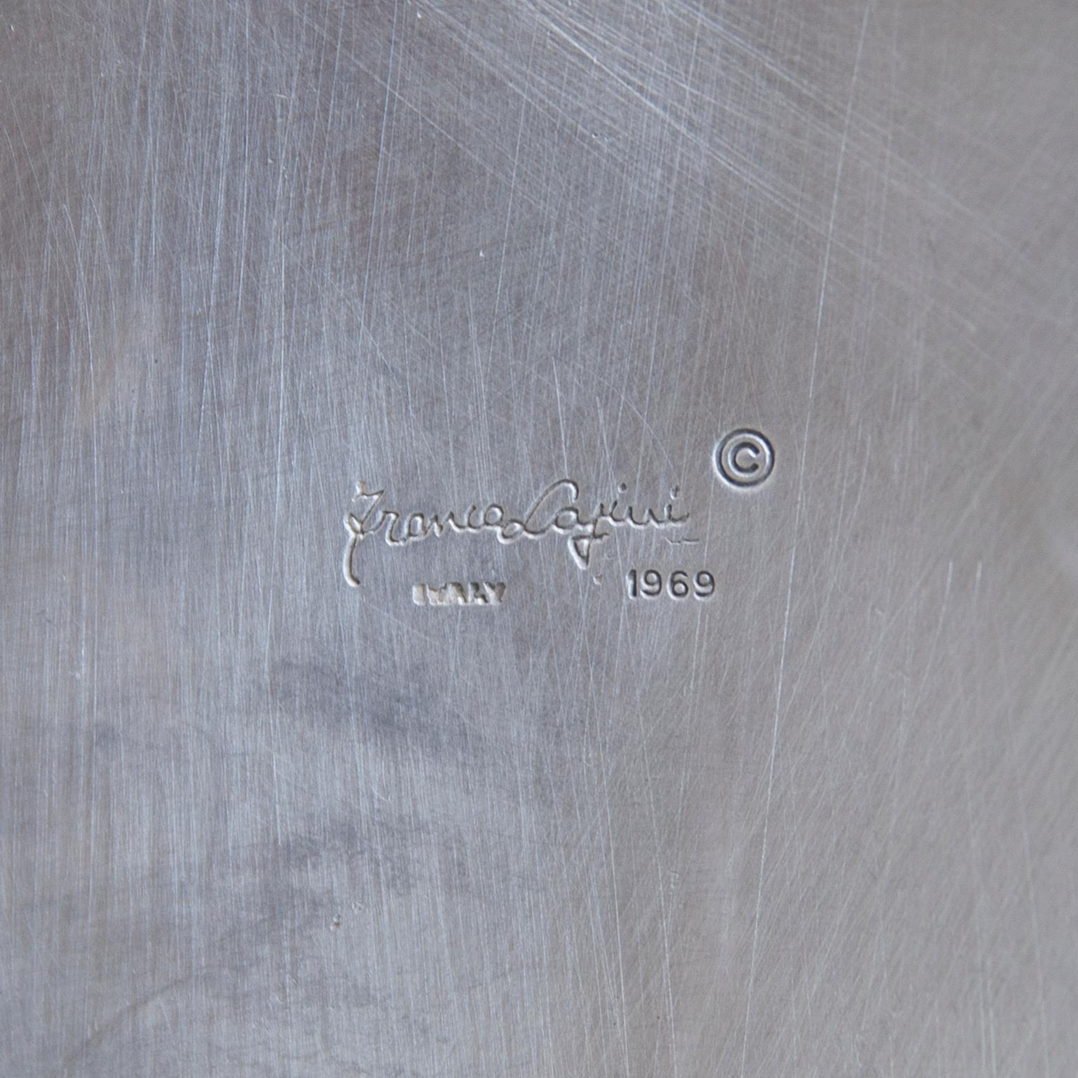 Franco Lapini Silver Plated Dolphin Ice Bucket Wine Cooler, Italy, 1970 6