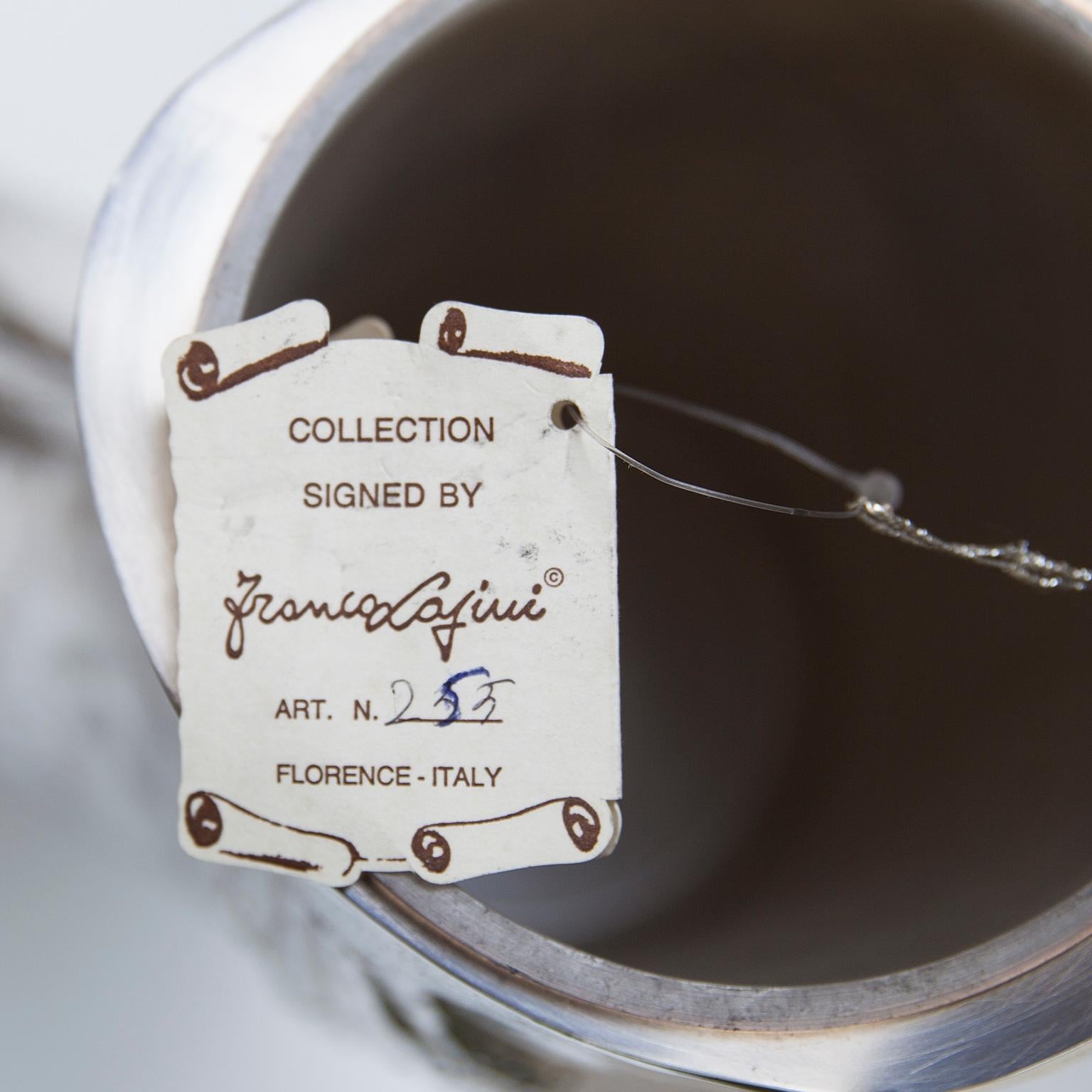 Franco Lapini Silver Plated Dolphin Ice Bucket Wine Cooler, Italy, 1970 3