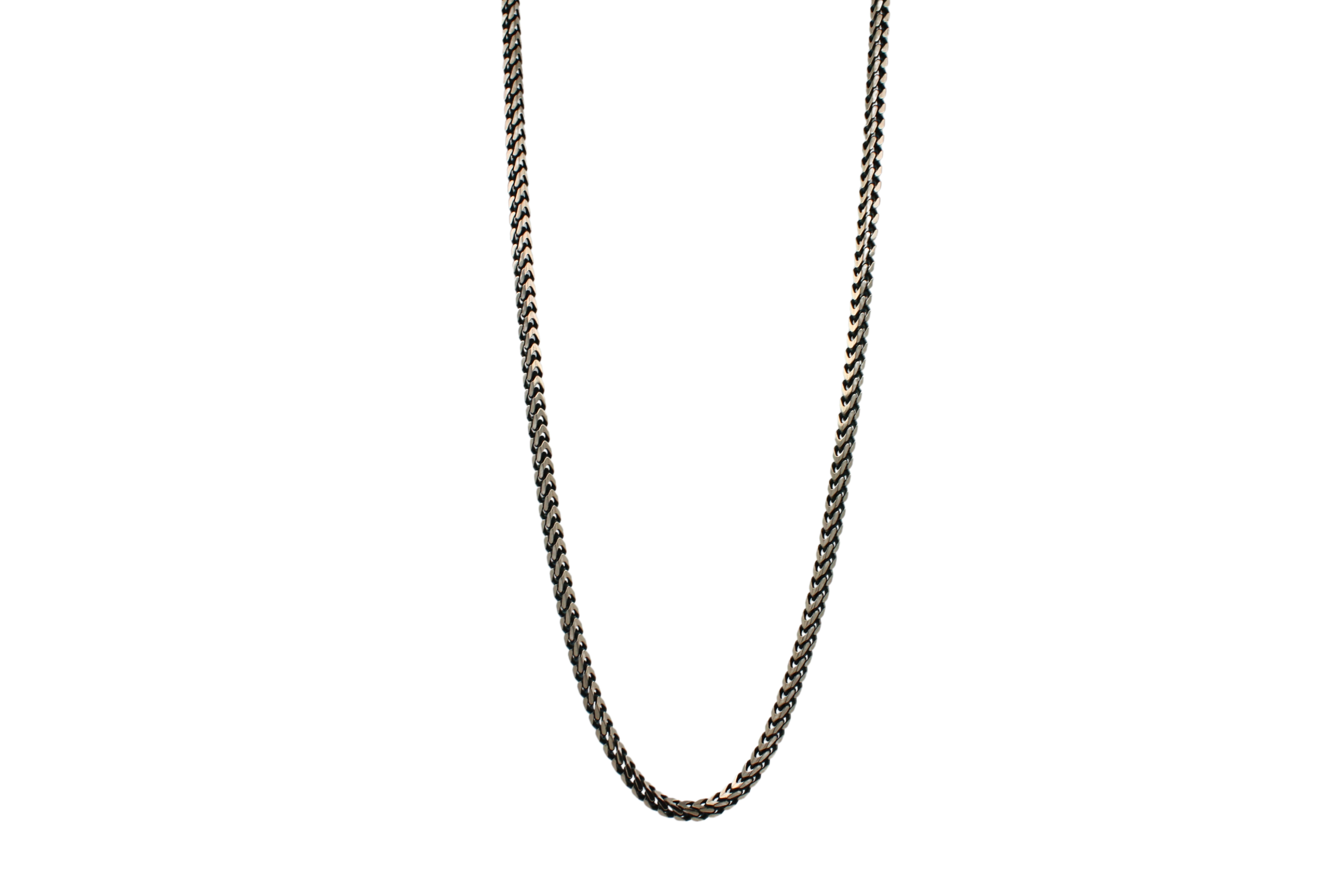 Franco Link Fancy Link 925 Sterling Silver Chain Necklace
•	20 inches length 
•	24 grams 
•	3.0 mm width
•       Solid Sterling Silver 925



