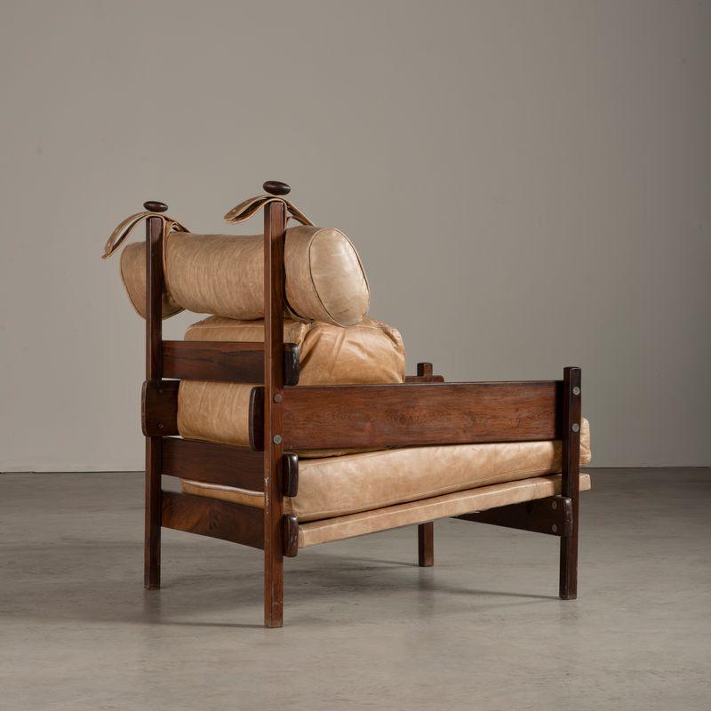 Mid-Century Modern Fauteuils de salon François avec accoudoirs, Sergio Rodrigues, design moderne brésilien en vente
