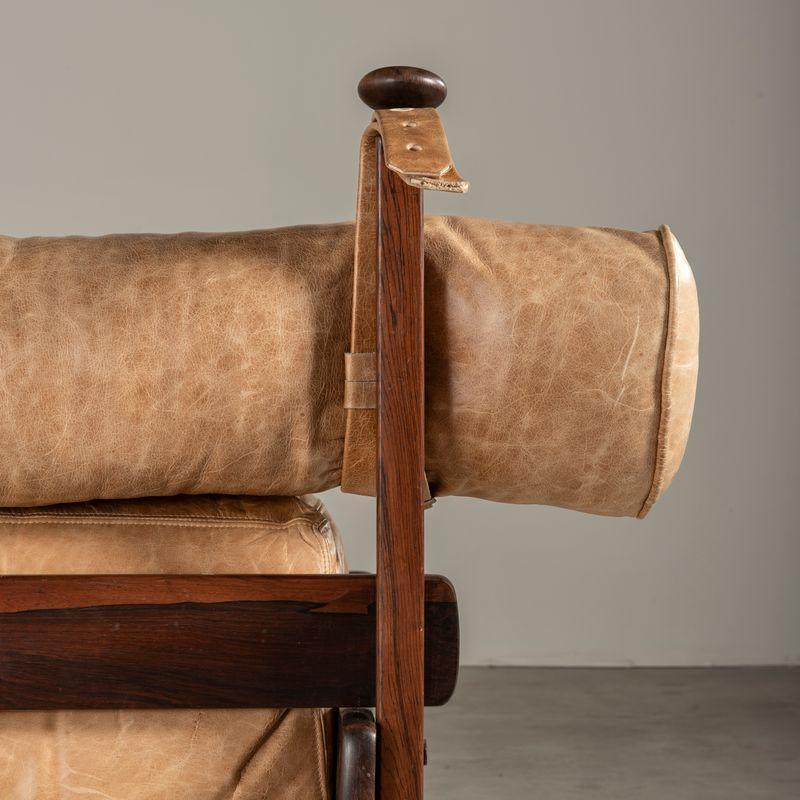 Fauteuils de salon François avec accoudoirs, Sergio Rodrigues, design moderne brésilien Bon état - En vente à Sao Paulo, SP