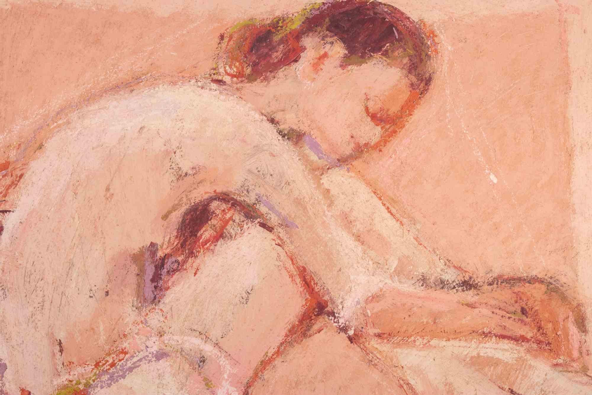 Ballerina - Ölgemälde von Franco Marzilli - 1970er Jahre im Angebot 2