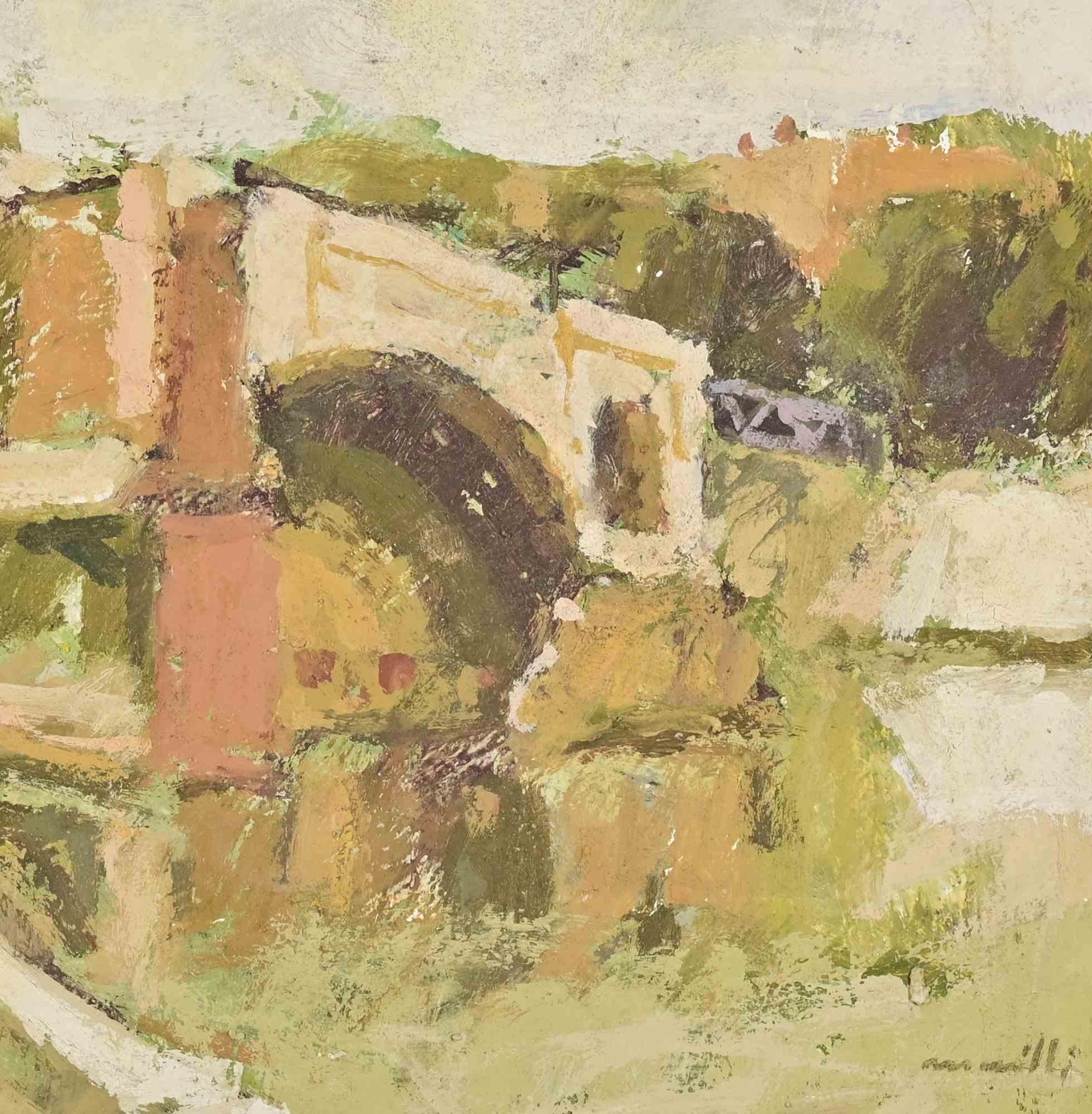 Ballerina - Ölgemälde von Franco Marzilli - 1970er Jahre im Angebot 2