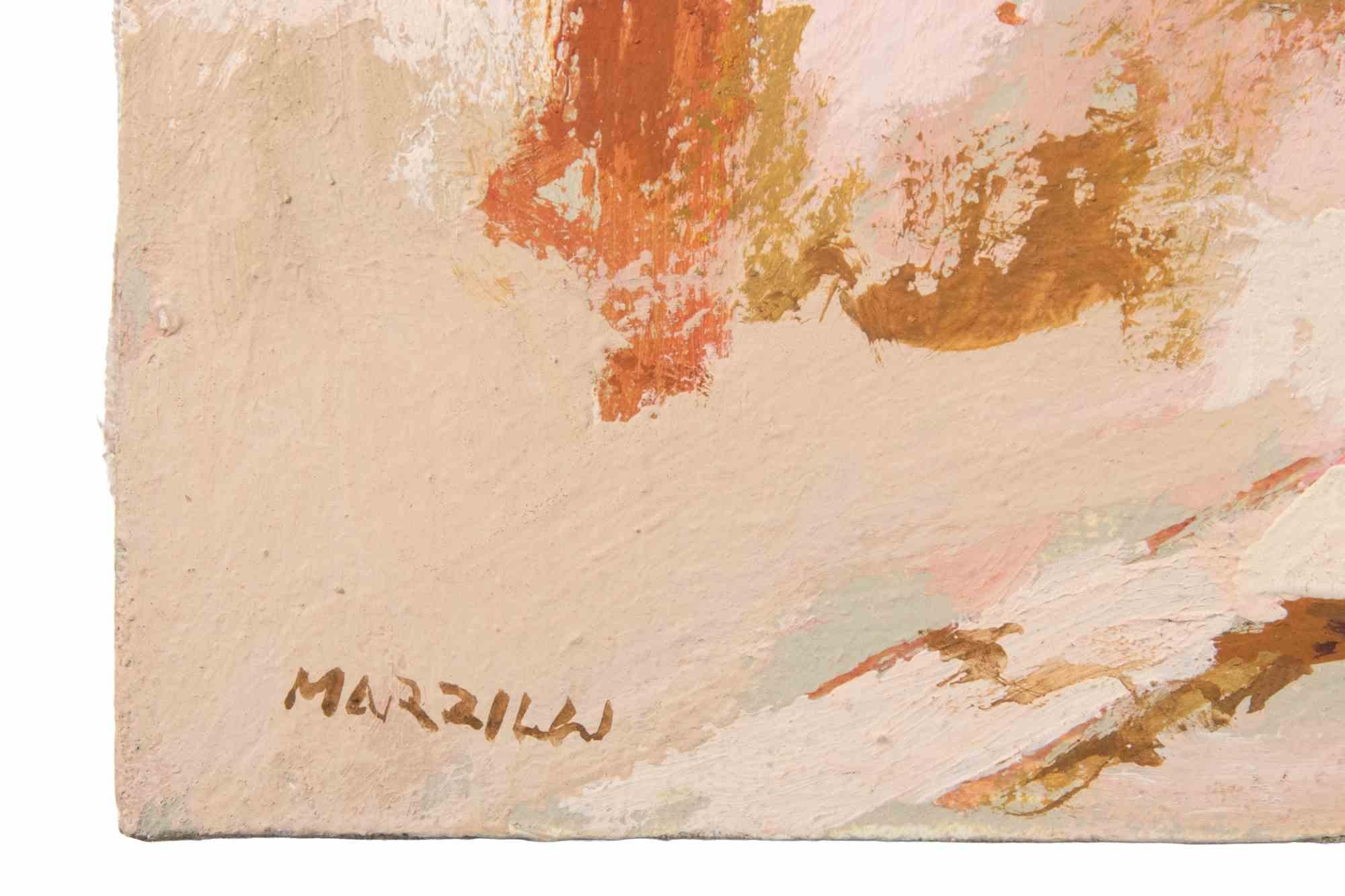 Ballerina - Ölgemälde von Franco Marzilli - 1970er Jahre im Angebot 3