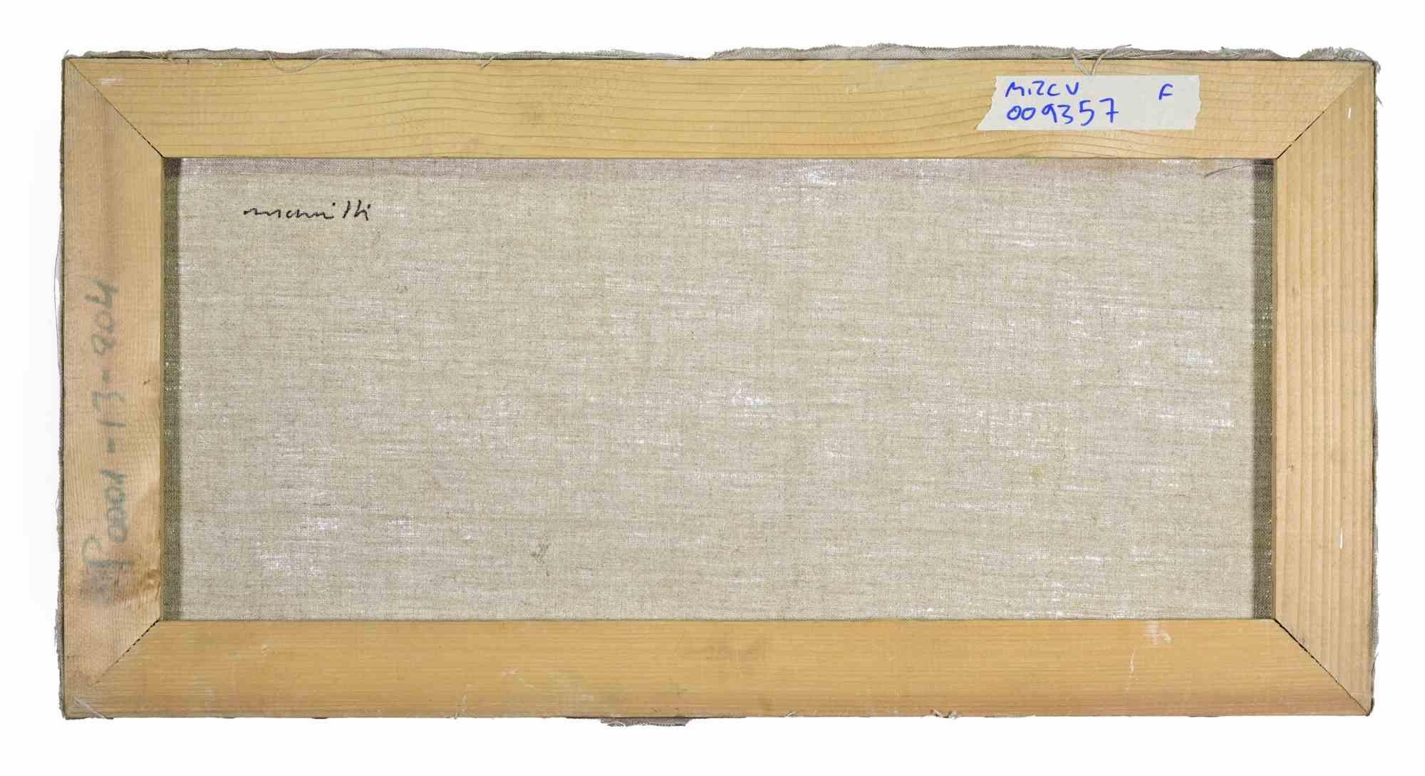 Bailarinas - Pintura al óleo de Franco Marzilli - Años 70 en venta 3