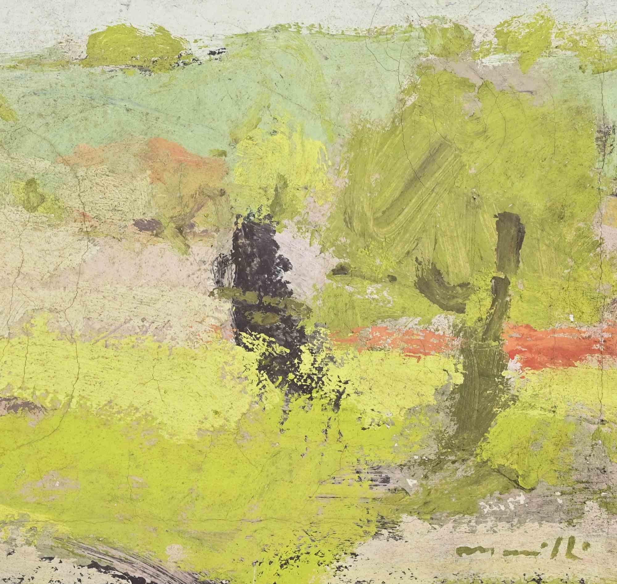 Landscape - Oil Painting by Franco Marzilli - 1970s For Sale 2