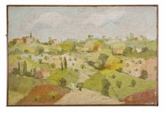 Landscape - Oil Painting by Franco Marzilli - 1970s