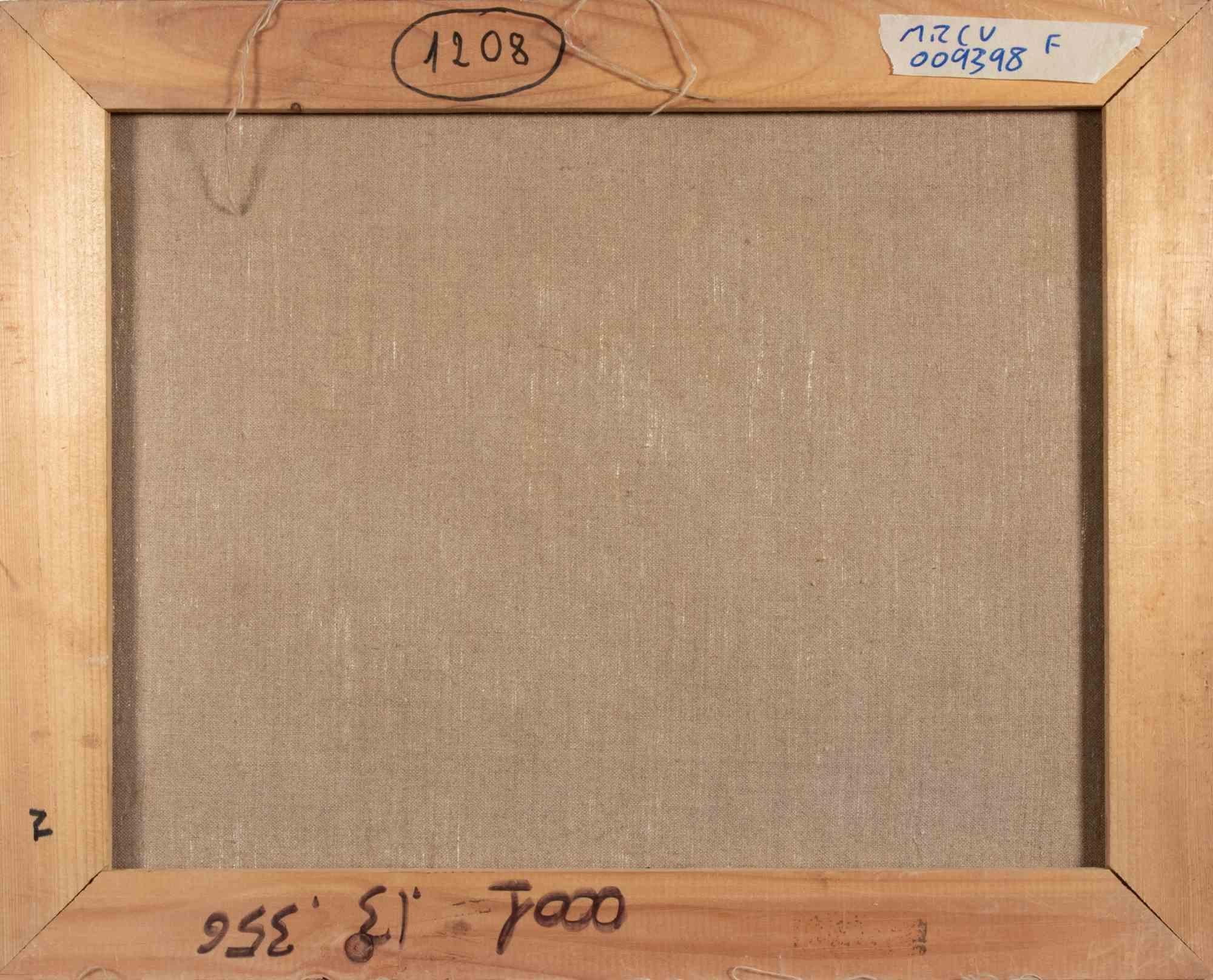 Römische Ruinen - Ölgemälde von Franco Marzilli - 1970er Jahre im Angebot 4