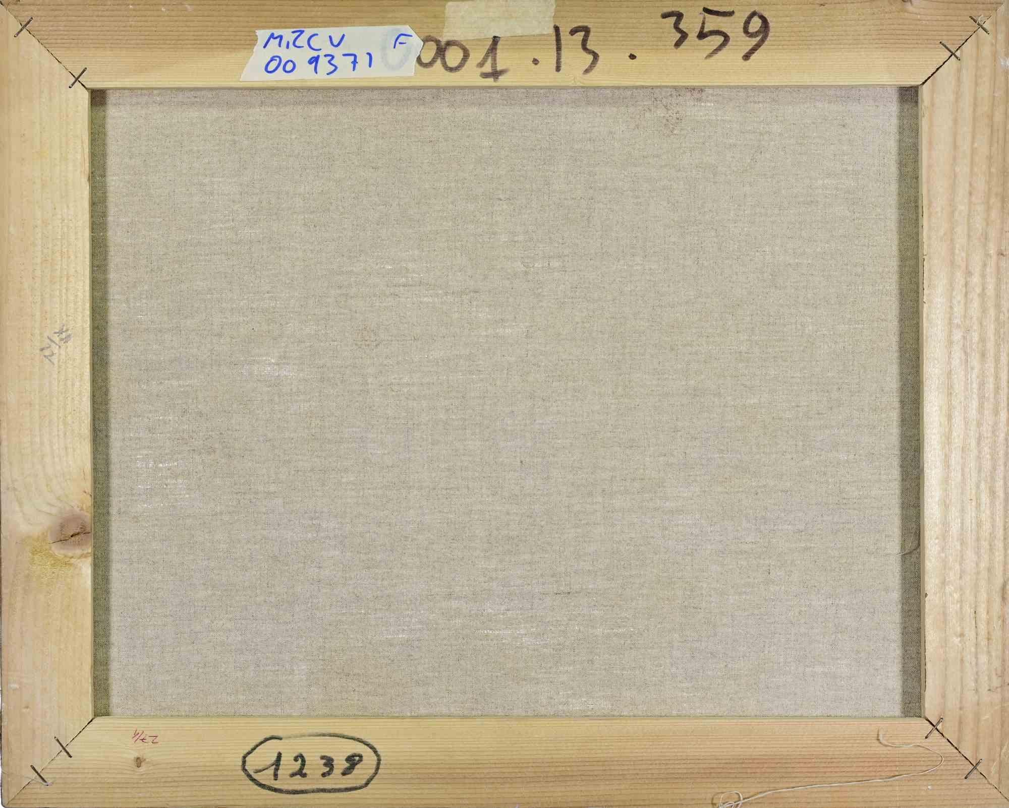 Meeresküste - Ölgemälde von Franco Marzilli - 1970er Jahre im Angebot 3