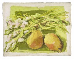 Naturaleza muerta - Pintura al óleo de Franco Marzilli - Años 70