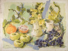 Still Life - Oil Painting by Franco Marzilli - 1970s