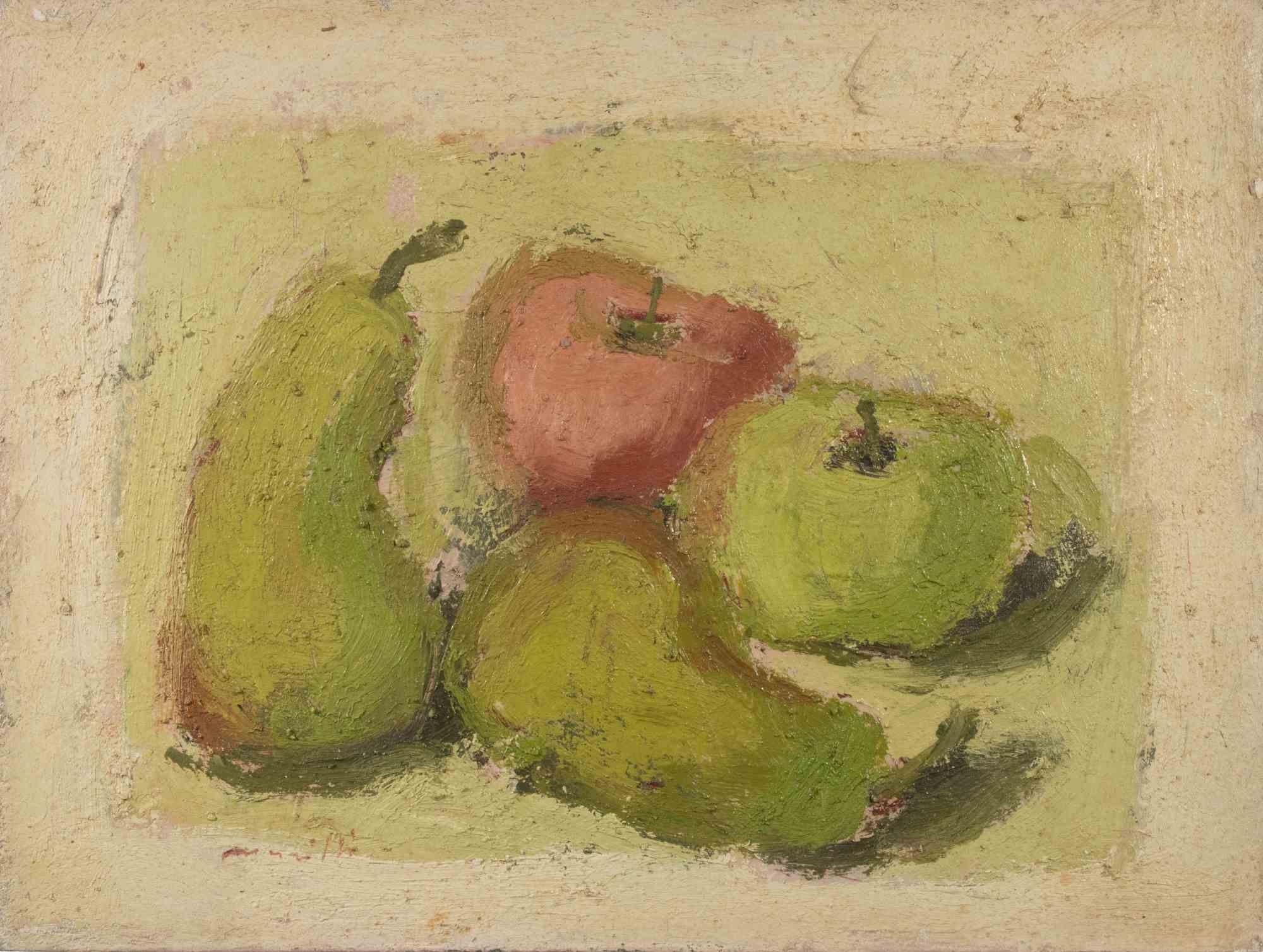 Still Life - Oil Painting by Franco Marzilli - 1970s For Sale 1