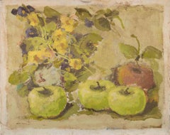 Still Life - Oil Painting by Franco Marzilli - 1970s