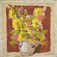 Natura morta - Pittura a olio di Franco Marzilli - Anni '70
