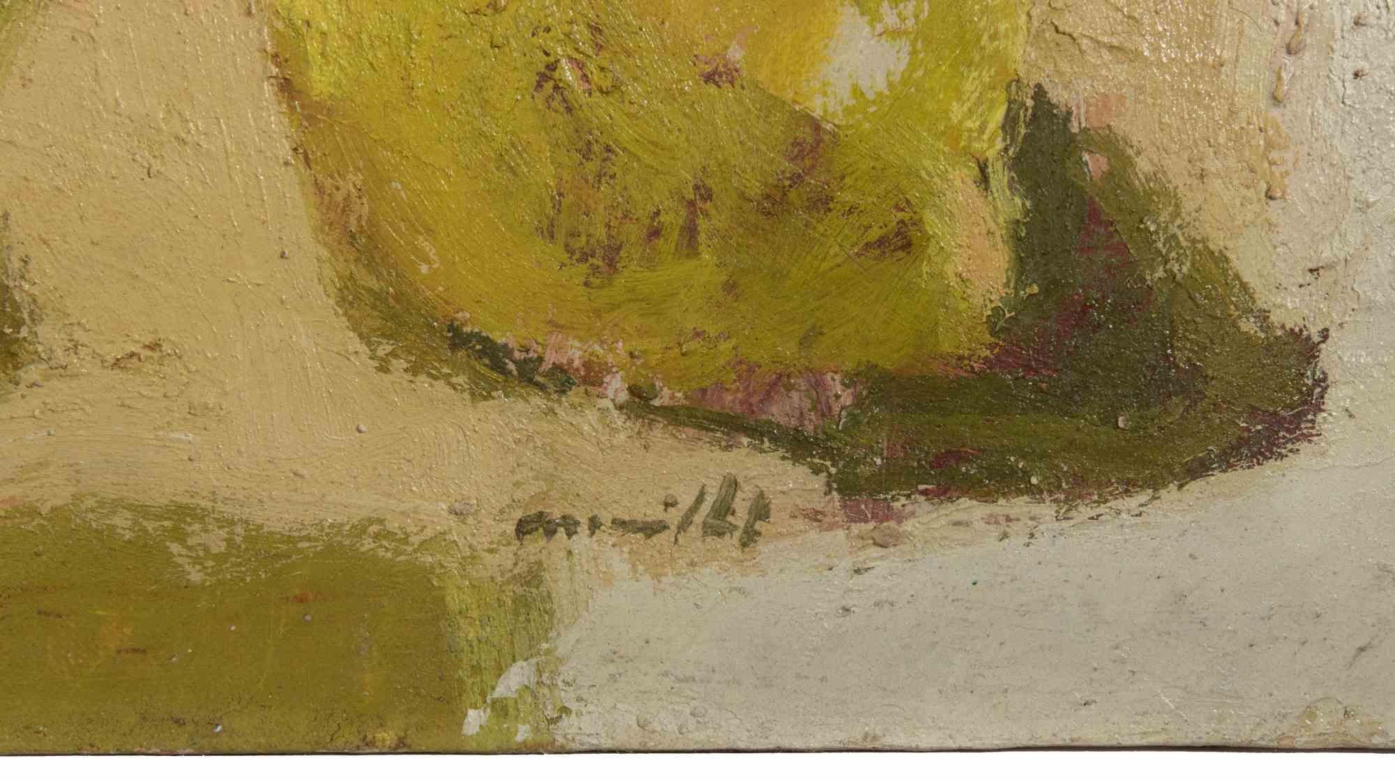 Still Life - Oil Painting by Franco Marzilli - 1970s For Sale 2