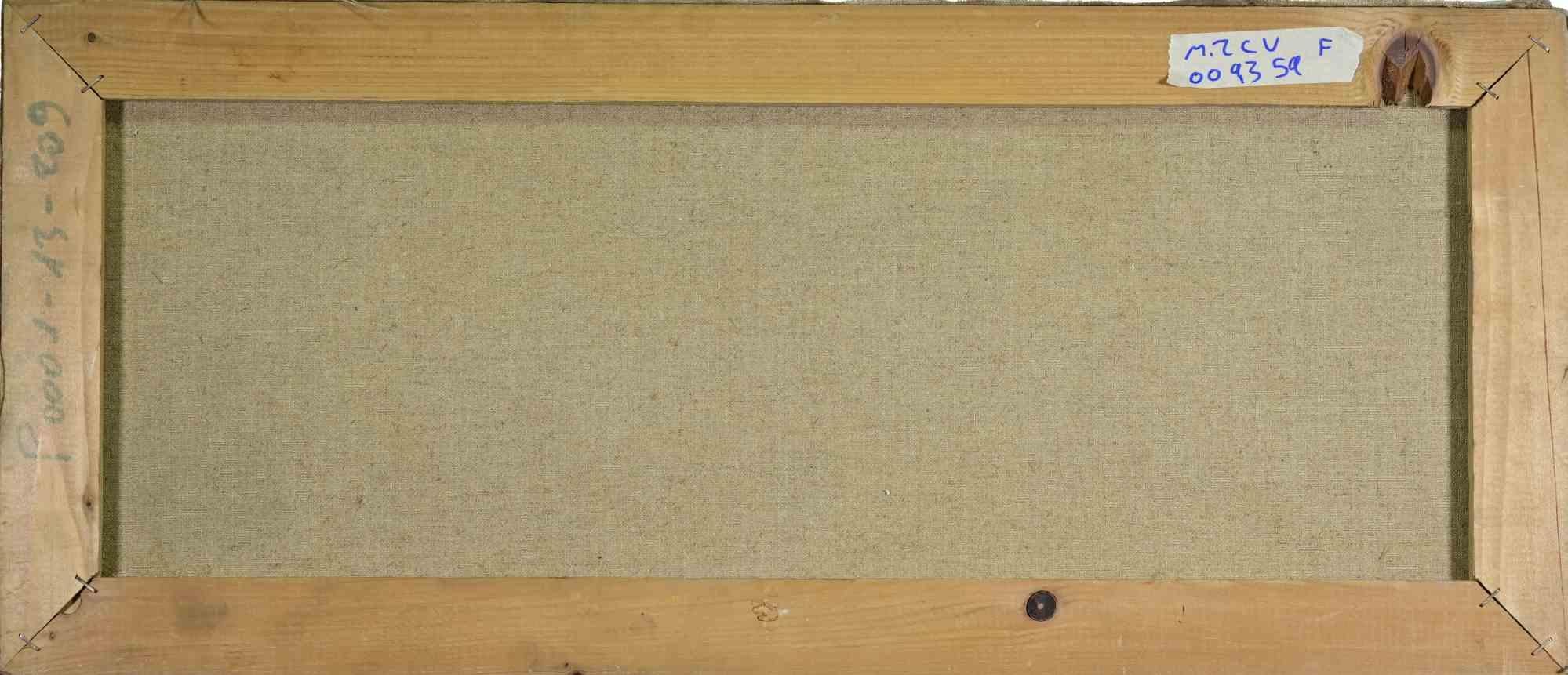 Nature morte - Peinture à l'huile de Franco Marzilli - années 1970 en vente 3