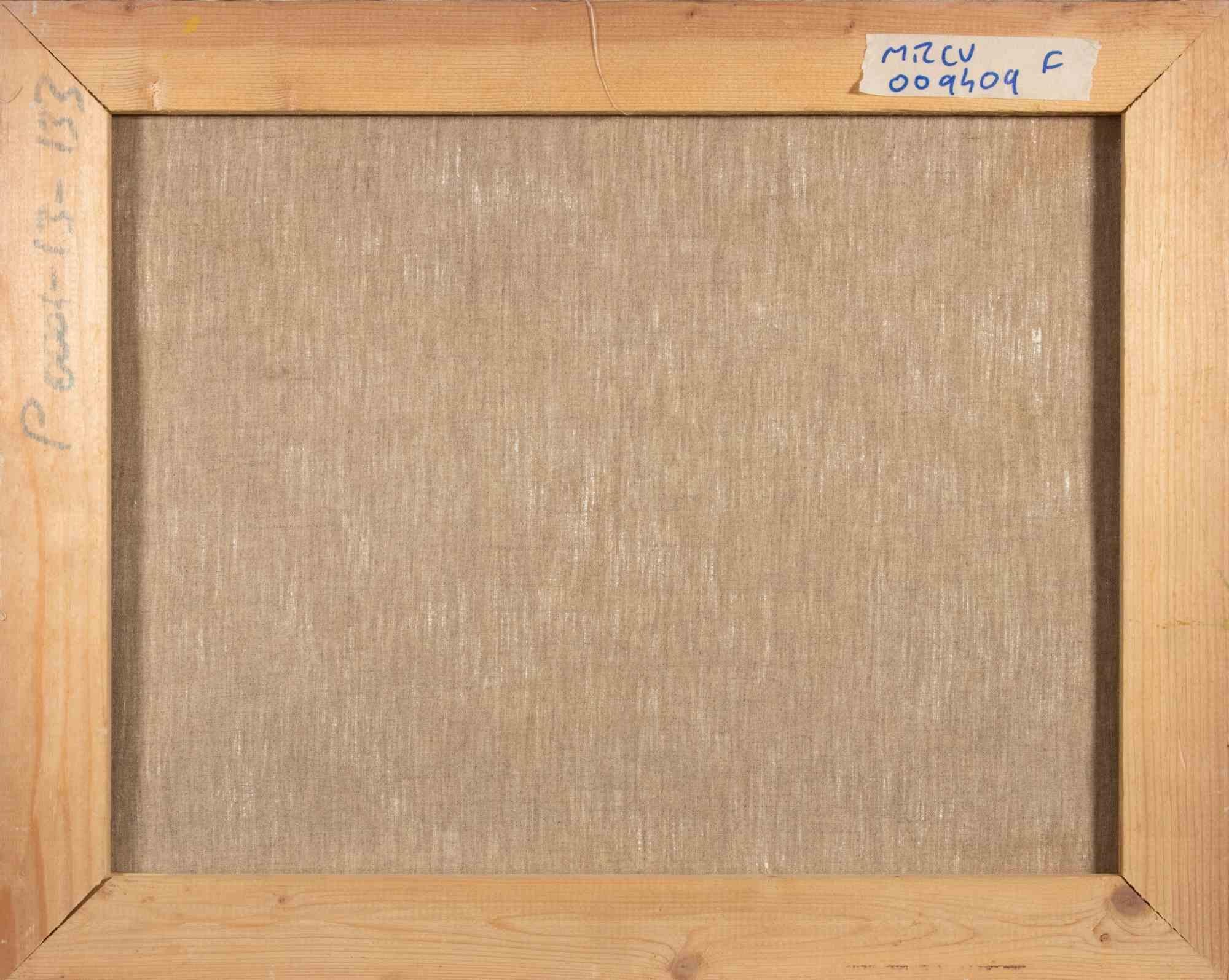 Nature morte - Peinture à l'huile de Franco Marzilli - années 1970 en vente 3