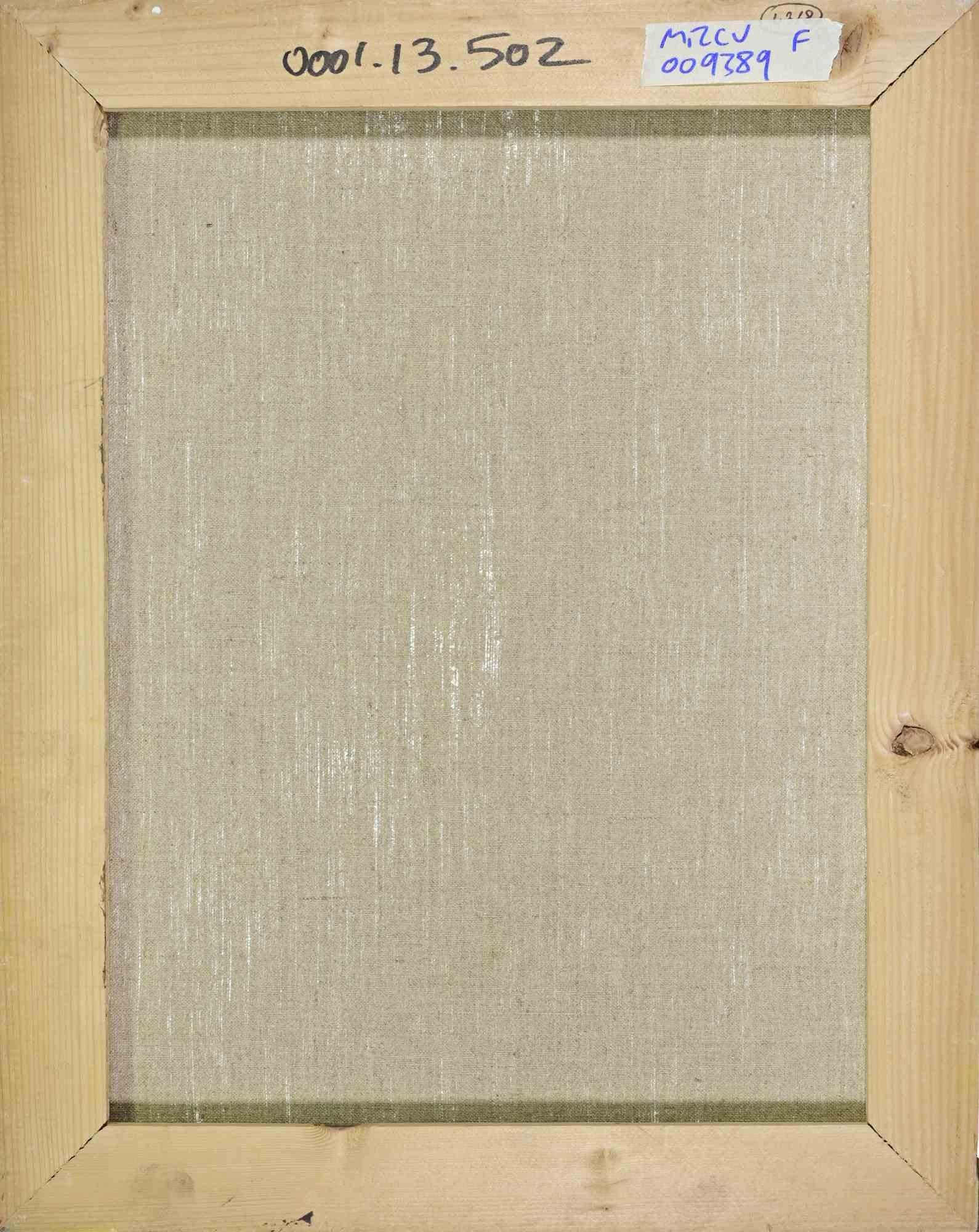 Nature morte - Peinture à l'huile de Franco Marzilli - années 1970 en vente 3