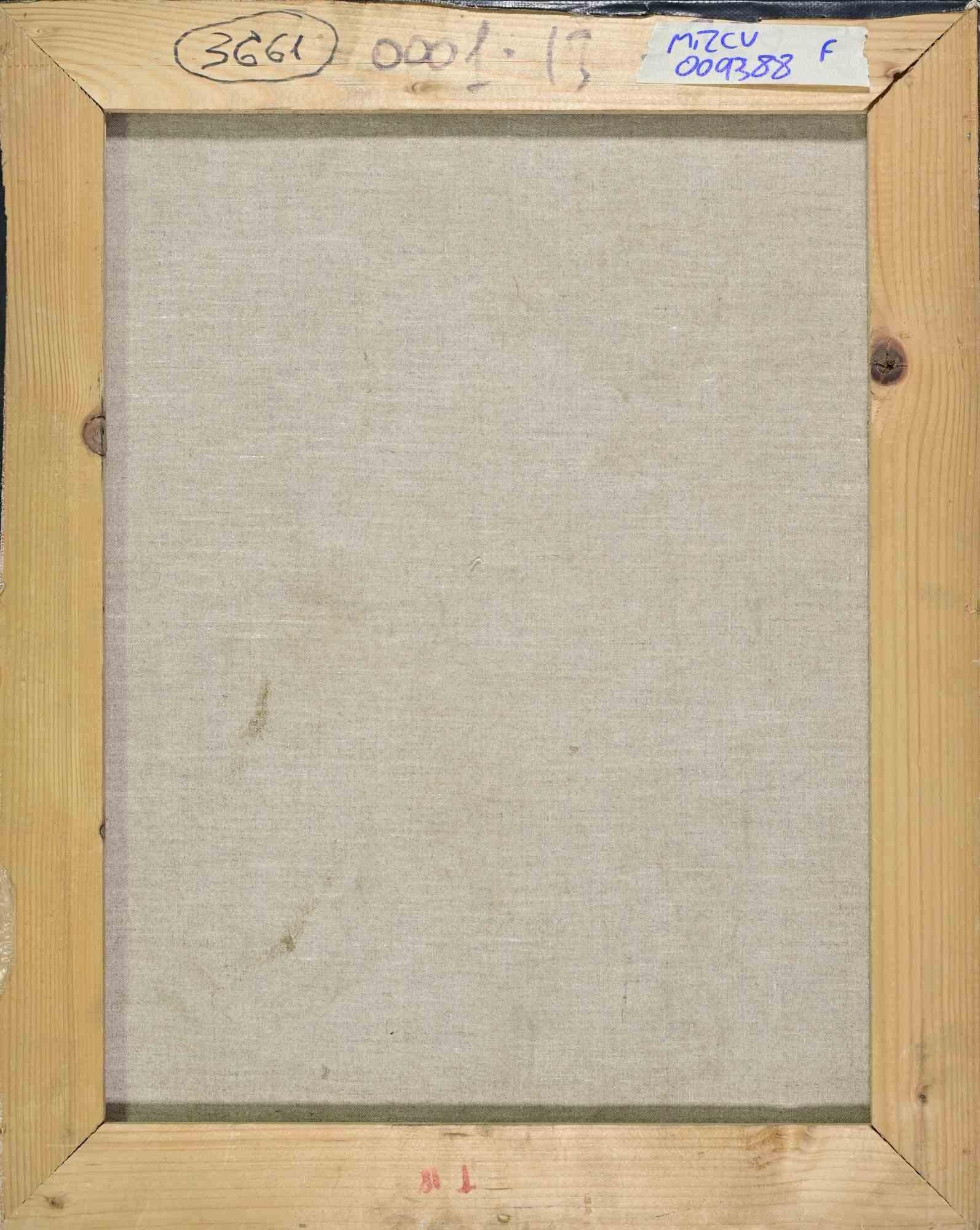 Nature morte - Peinture à l'huile de Franco Marzilli - années 1970 en vente 3