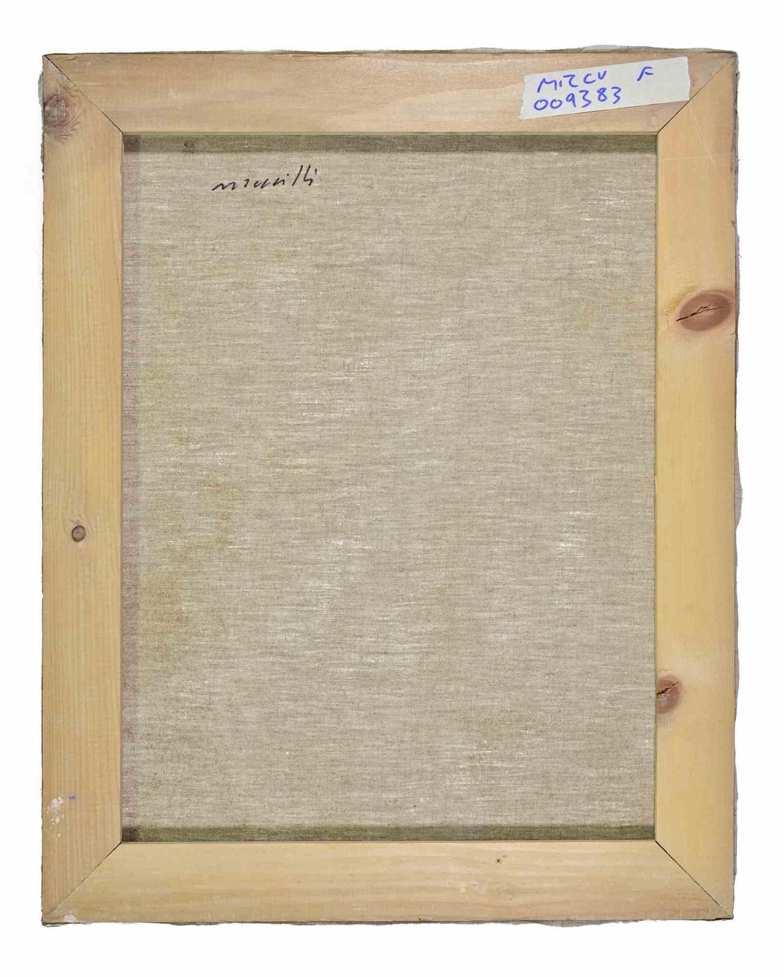 Stillleben - Ölgemälde von Franco Marzilli - 1970er Jahre im Angebot 3