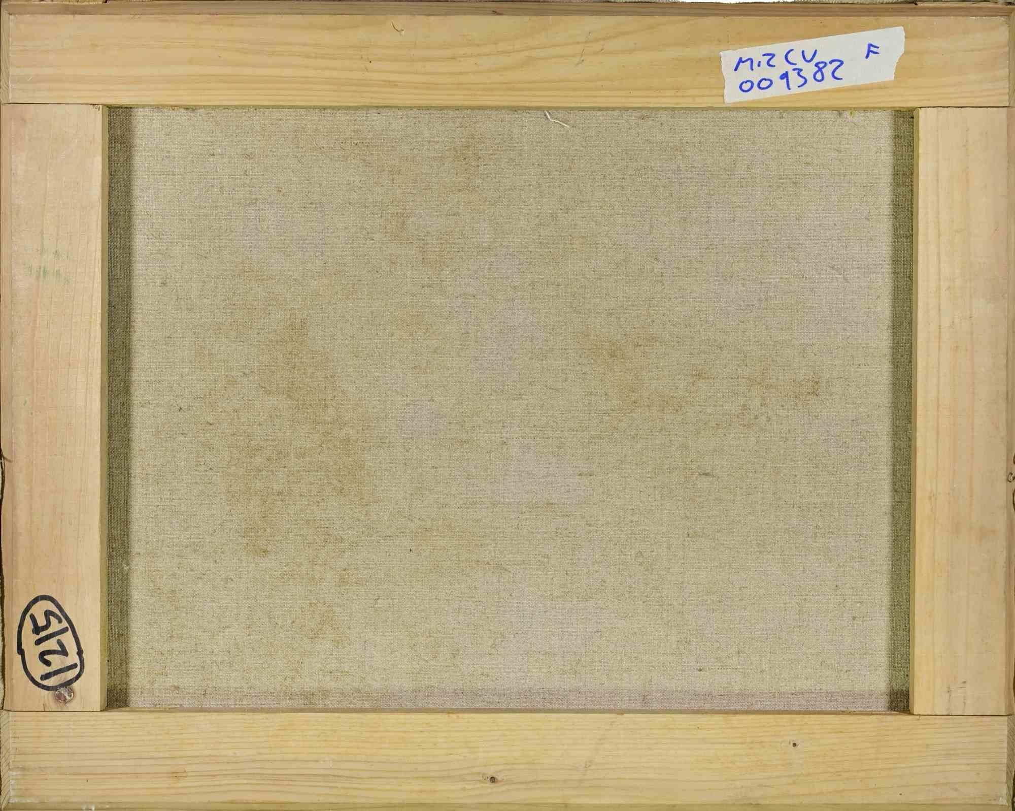 Nature morte - Peinture à l'huile de Franco Marzilli - années 1970 en vente 3