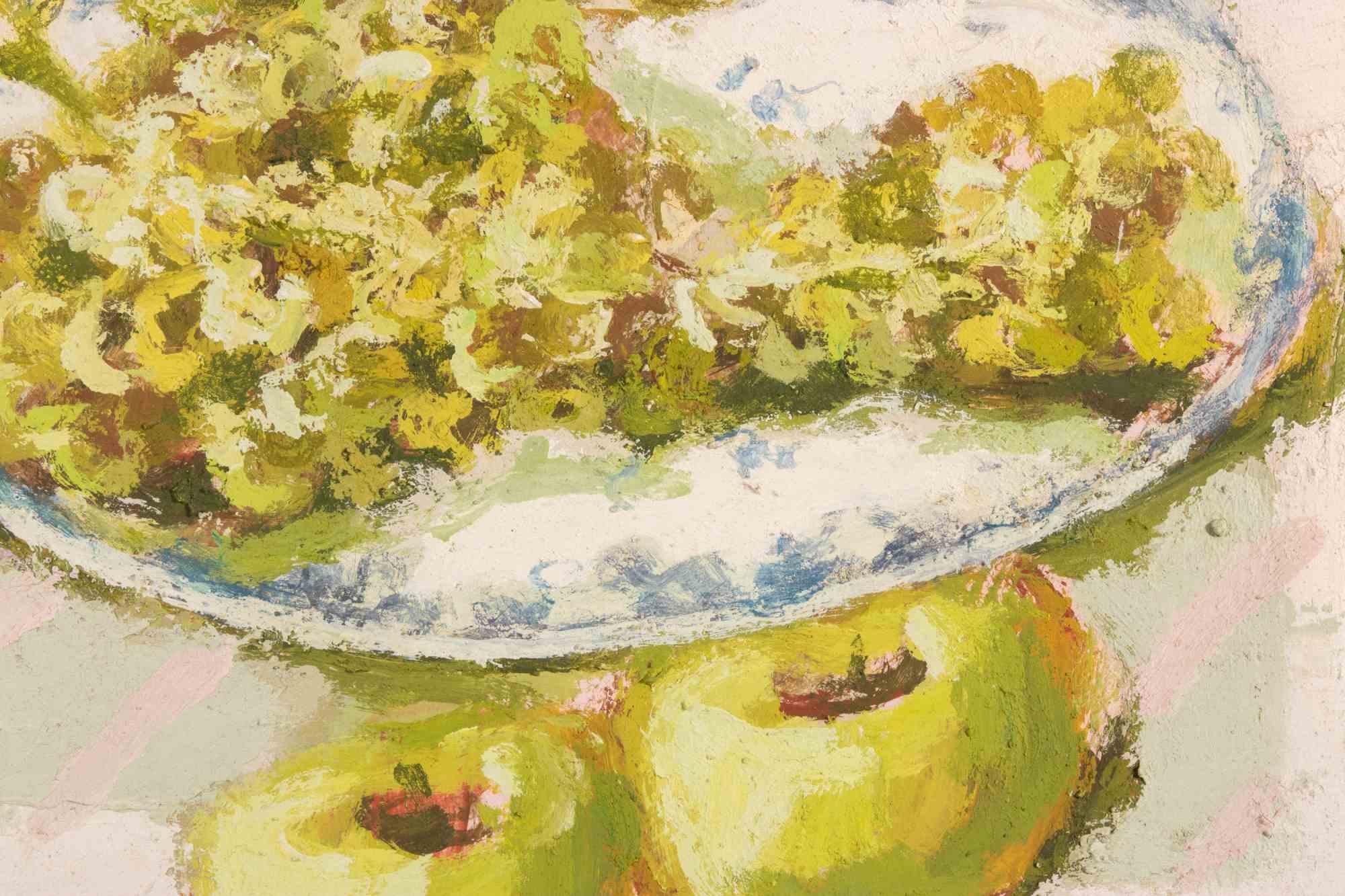 Still Life - Oil Painting by Franco Marzilli - 1970s For Sale 3