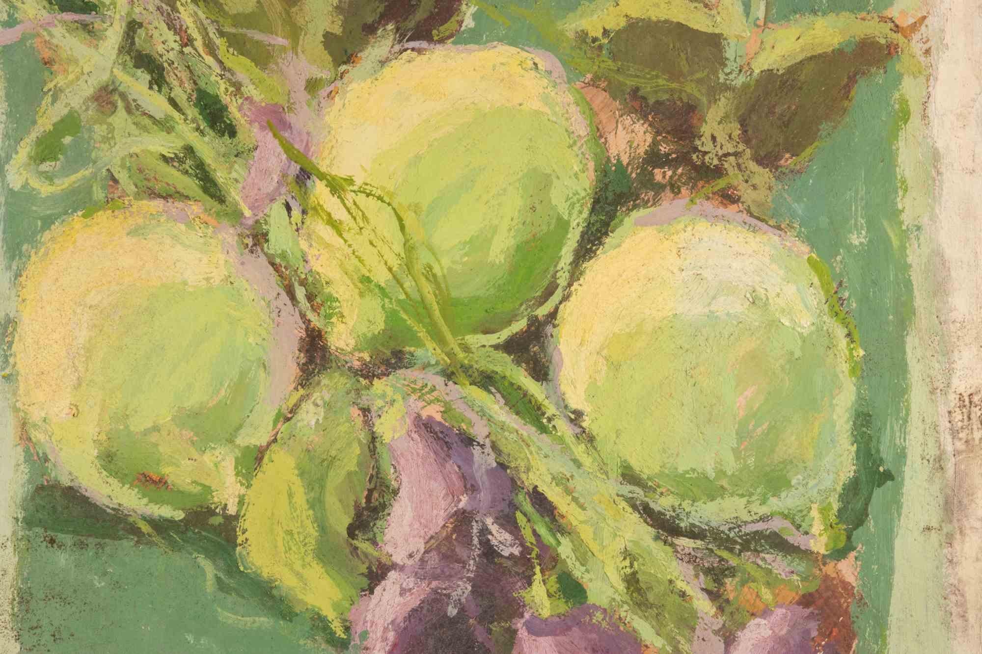 Still Life - Oil Painting by Franco Marzilli - 1970s For Sale 3