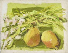 Naturaleza muerta - Pintura al óleo de Franco Marzilli - Años 70