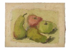 Still Life - Oil Painting by Franco Marzilli - 1970s