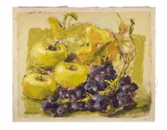 Natura morta - Pittura a olio di Franco Marzilli - Anni '70