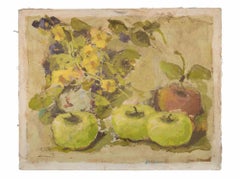 Natura morta - Pittura a olio di Franco Marzilli - Anni '70