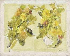 Nature morte - Peinture à l'huile de Franco Marzilli - années 1970