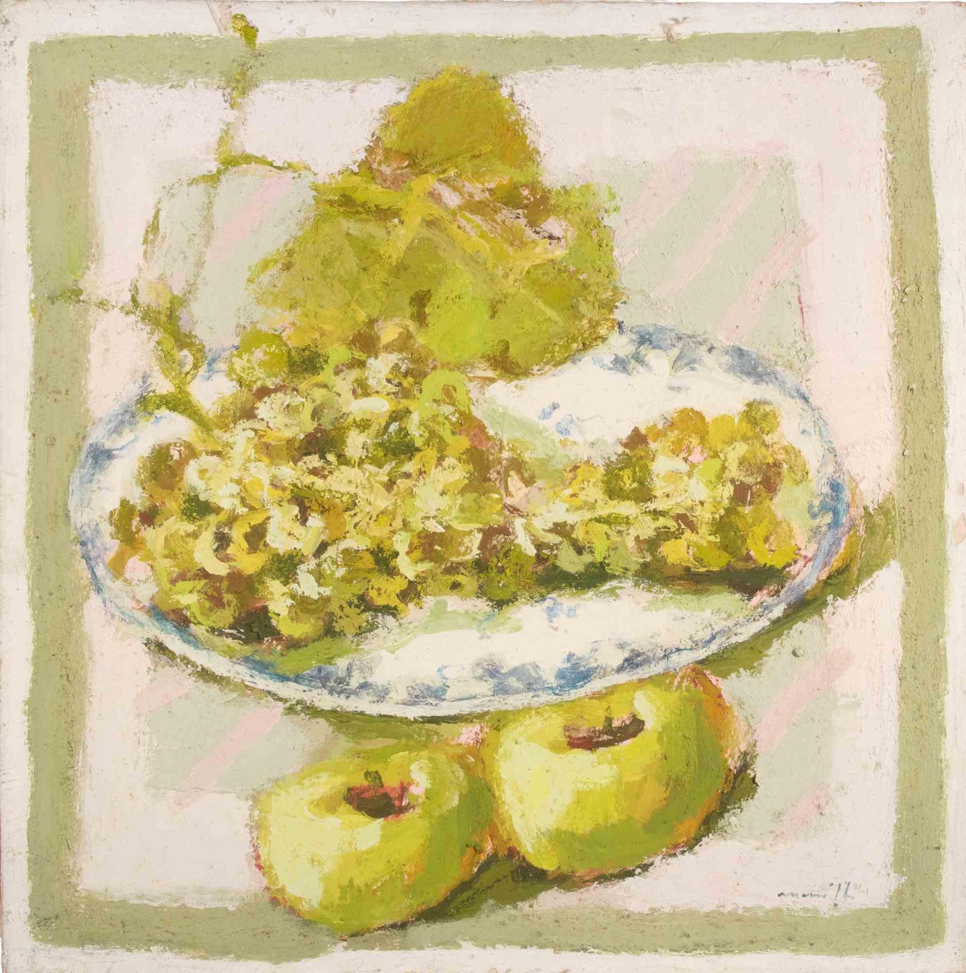 Oil on canvas realized by Franco Marzilli (1934-2010) in 1970s.

Hand signed lower right.

Very good condition.

Franco Marzilli was born in Rome in 1934. He received his first artistic training by attending the Preparatory School for Ornamental