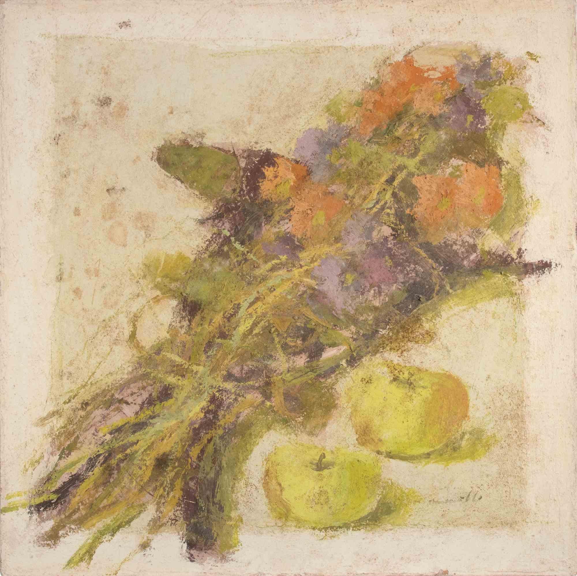 Oil on canvas realized by Franco Marzilli (1934-2010) in 1970s.

Hand signed lower right.

Very good condition.

Franco Marzilli was born in Rome in 1934. He received his first artistic training by attending the Preparatory School for Ornamental