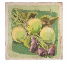 Still Life - Oil Painting by Franco Marzilli - 1970s
